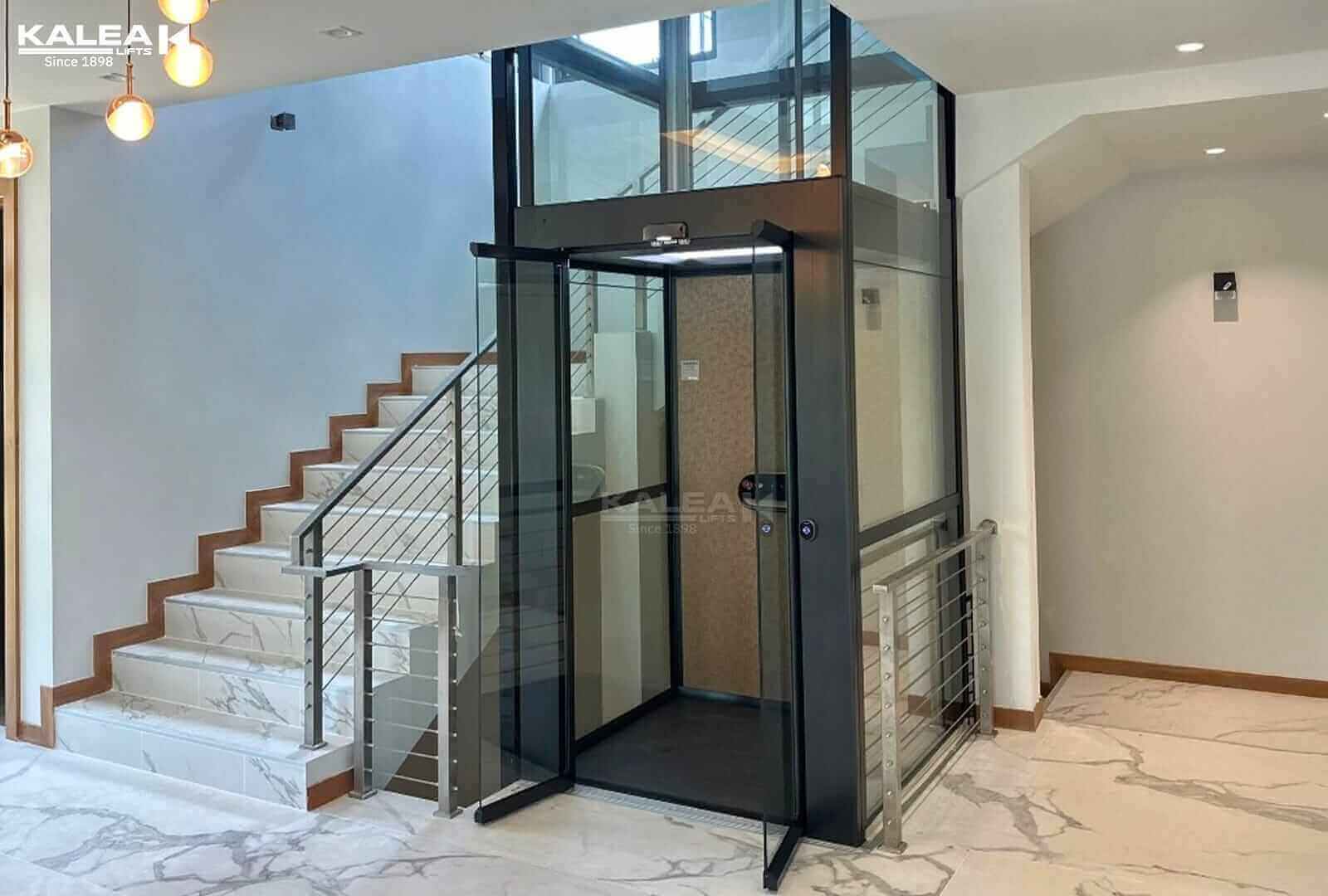 kalea x80 3 stop home elevator