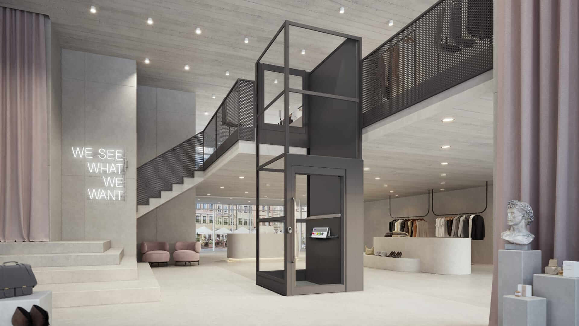 KALEA Silk ลิฟท์บ้าน สำหรับผู้สูงอายุ Elderly Lift และใช้ในอาคารพาณิชย์ Commercial Lift อย่างลงตัว
