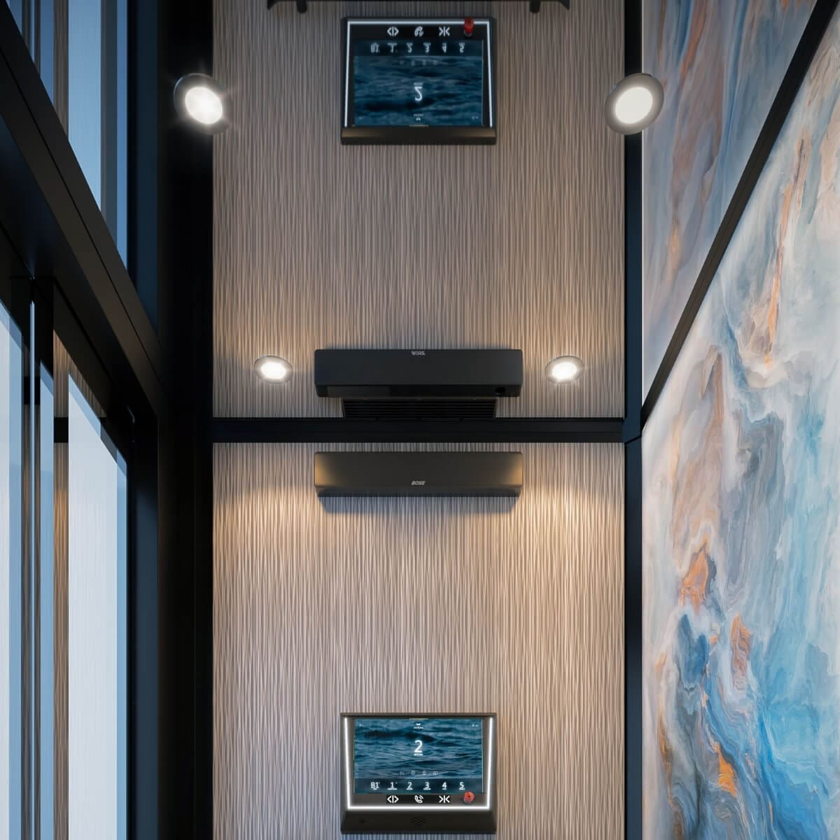 ANTERA Z70S ลิฟต์บ้านพร้อมแผงควบคุม